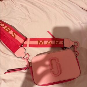 Marc Jacobs Pink and Red Crossbody Bag